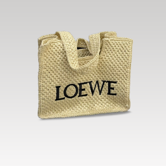 Roewe straw tote bag